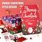 Christmas Gift Boxes with Lids, 12 Pack Patterned Shirt Clothes Boxes(12 Clothing Gift Boxes, 4 Designs: 3 Pieces Per Design & 1 Christmas Label Sticker) for Christmas Wrapping